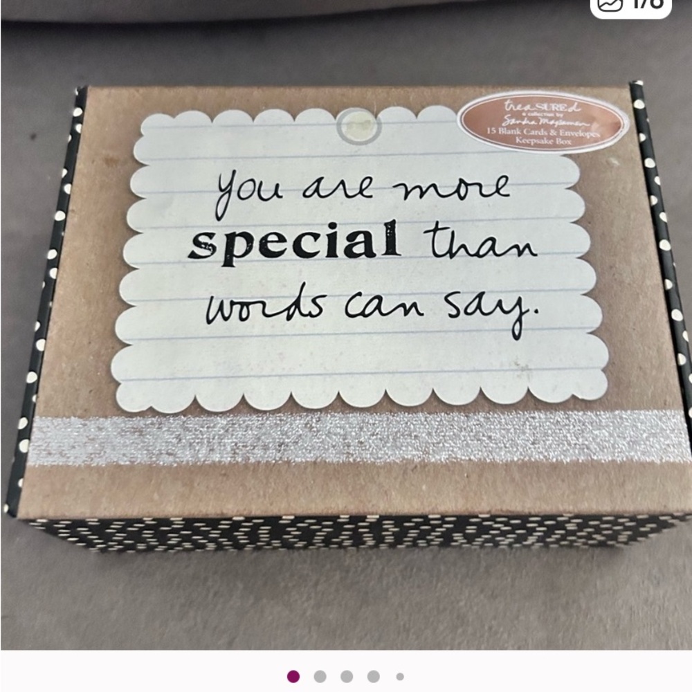 $10 2/$15 15 Stationary Blank you’re special Note Cards Boxed Set w buttons